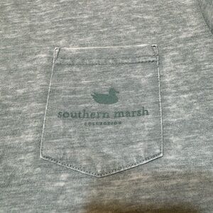 Boys Southern MarshTee-Shirt. SEAWASH OffRoad. Burnt Sage. Size Large(14-16).